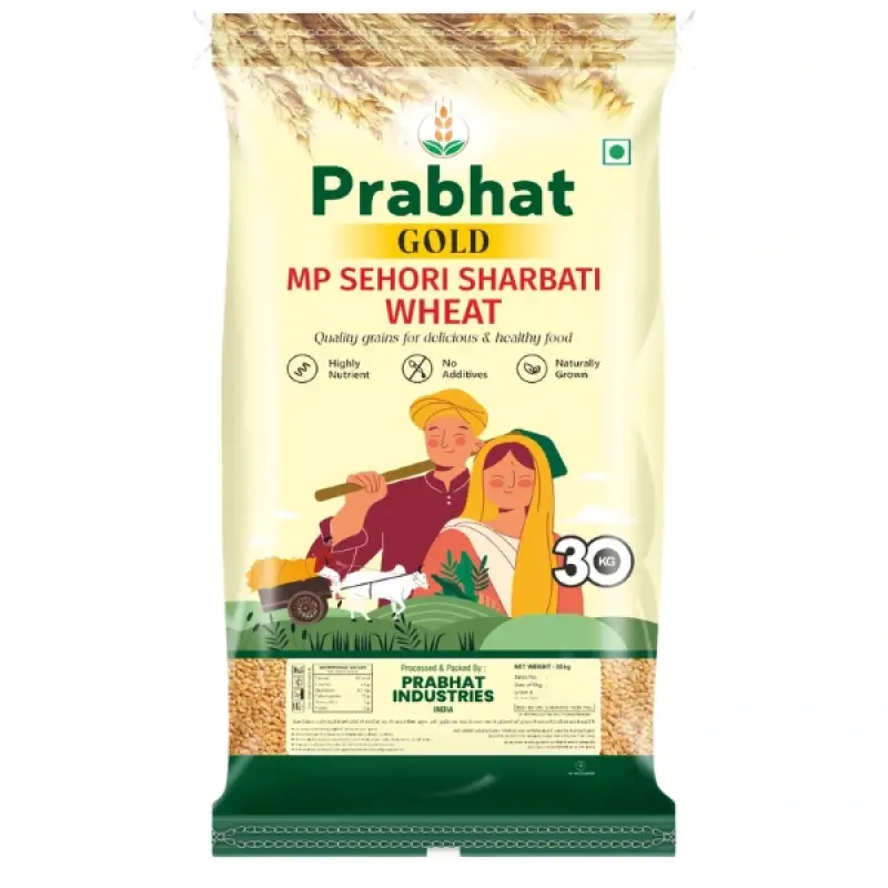 MP Sharbati Wheat – Baran Premium Gold Grade | Soft Grain High Quality